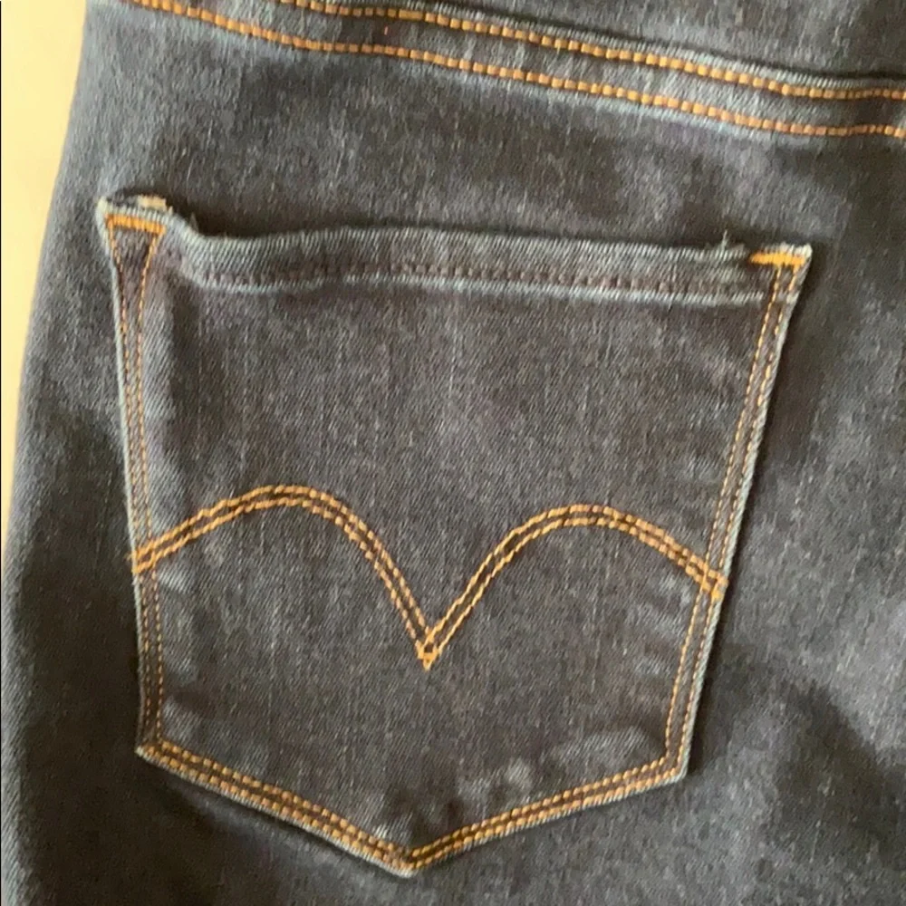 Levi’s Jeans Mid Rise Skinny Dark Blue Denim Jeans stretch sz 4 W27 L30 - Picture 12 of 16